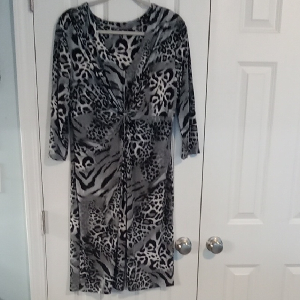 Sweet Women's Animal PrintMidi Dress